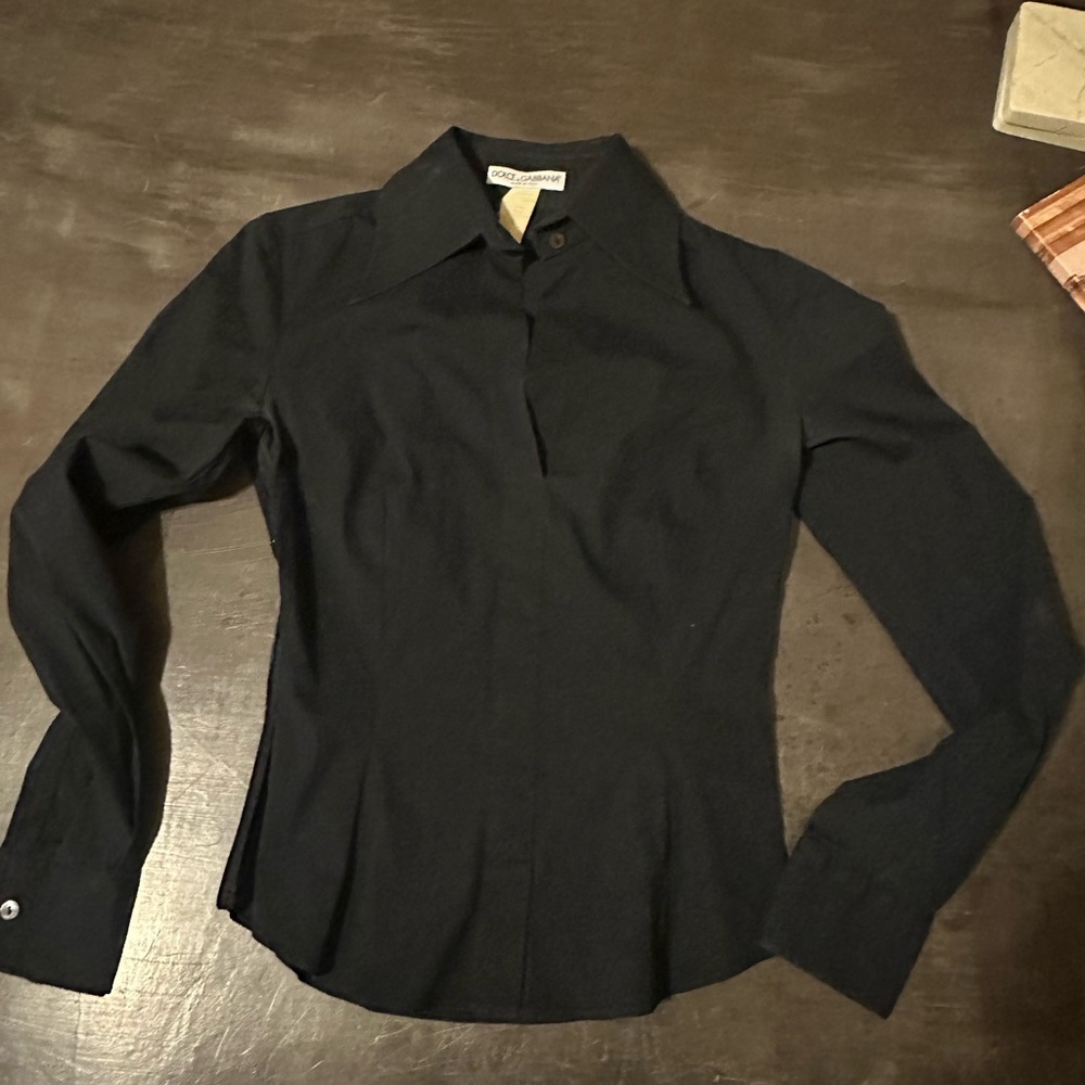 Dolce & Gabbana fitted Black Women's Long Sleeve Top